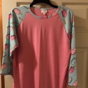 LuLaRoe Randy Baseball Tee